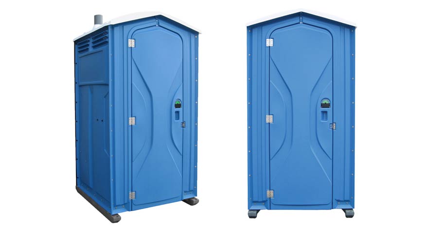 Long-term porta potty units on site in Houma, Louisiana